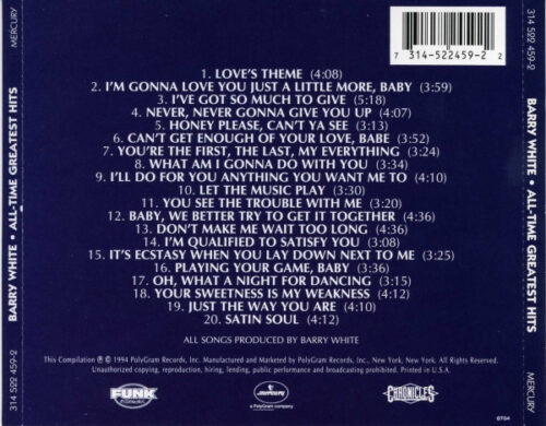 Barry White – All-Time Greatest Hits_1 Barry White – All-Time Greatest Hits