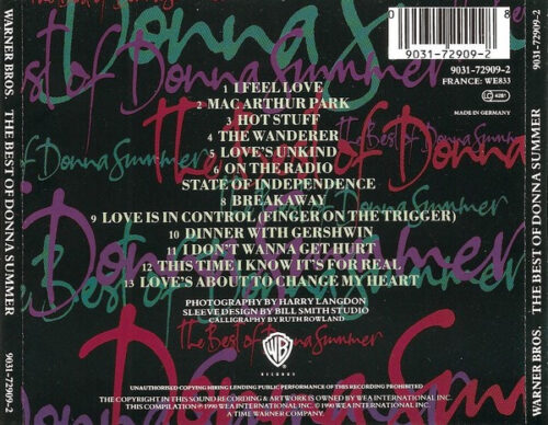 Donna Summer – The Best Of Donna Summer_2 Donna Summer – The Best Of Donna Summer