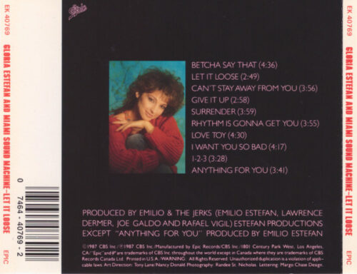 Gloria Estefan And Miami Sound Machine – Let It Loose_1 Gloria Estefan And Miami Sound Machine – Let It Loose