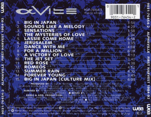Alphaville – First Harvest 1984-92_1 Alphaville – First Harvest 1984-92