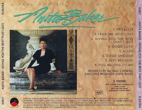 Anita Baker – Giving You The Best That I Got