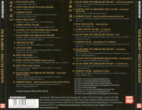 R-7432764-1441996563-8063 Nick Kamen – Nick Kamen (Deluxe Edition)