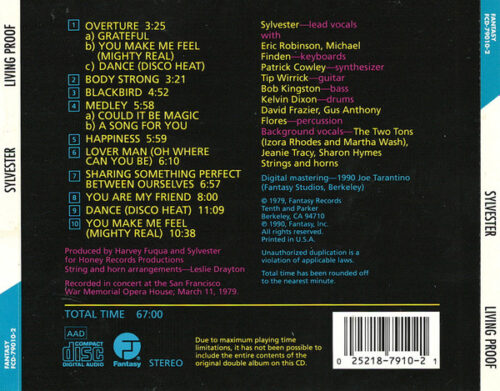 Sylvester – Living Proof