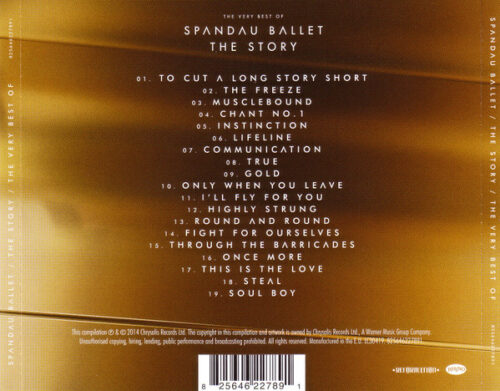 Spandau Ballet – The Story The Very Best Of_1 Spandau Ballet – The Story / The Very Best Of