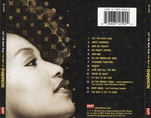 The Best Of Shannon_1 Shannon – Let The Music Play (The Best Of Shannon)