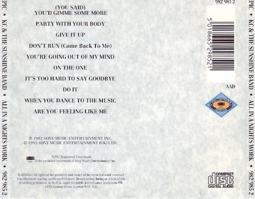 R-3057468-1313694251 KC & The Sunshine Band – All In A Night's Work