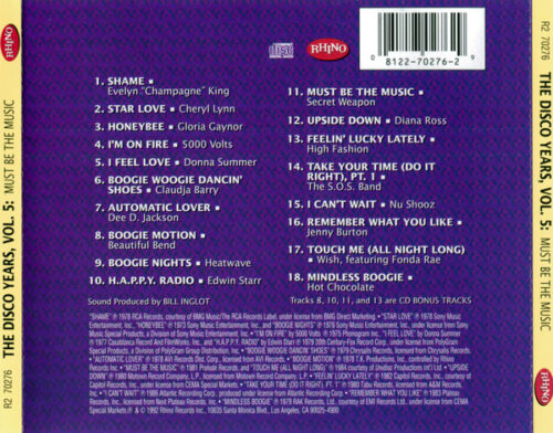R-3407923-1430199956-4180 The Disco Years (Must Be The Music) Volume Five