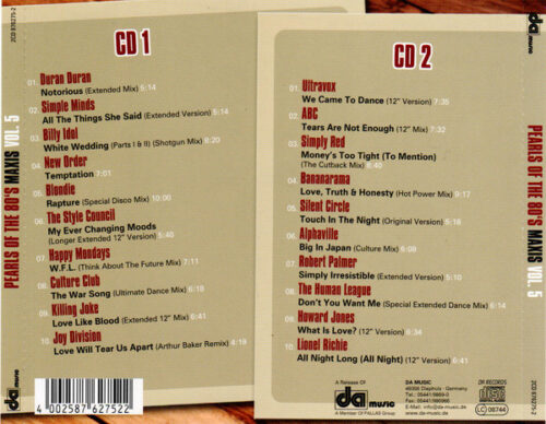 R-4699837-1735034051-9065 Pearls Of The 80s - Maxis Vol. 05 (Maxi Versión)
