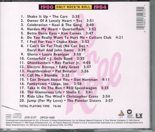 R-9346839-1569113965-9275 Only Rock 'N Roll 1980-1984: 20 Pop Hits