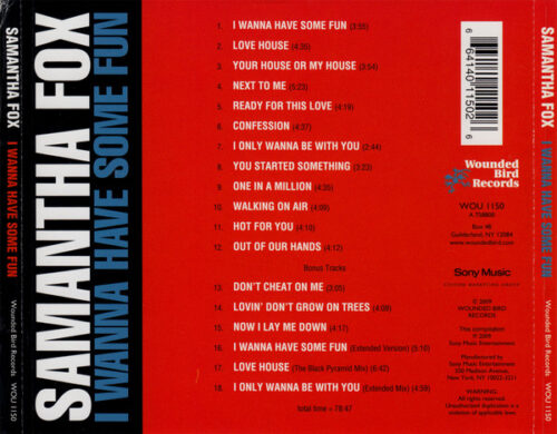 R-2048028-1754736126-3722 Samantha Fox – I Wanna Have Some Fun (Bonus Tracks)