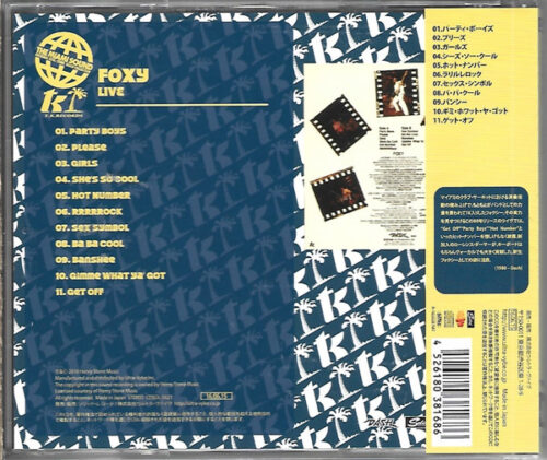 Foxy ‎– Live