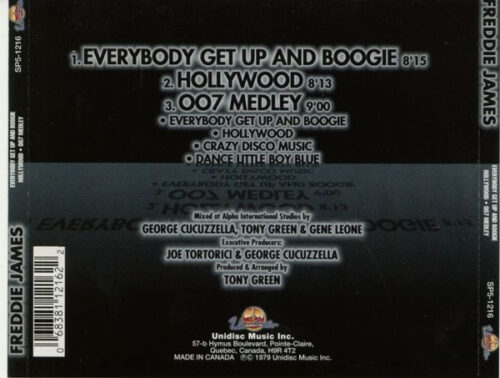 R-3403293-1329047327 Freddie James – Everybody Get Up & Boogie / Hollywood / Mega-Mix