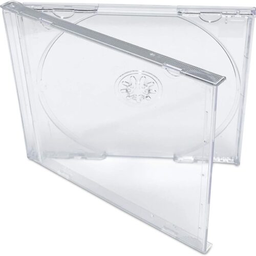 Caja Cd Bandeja Transparente