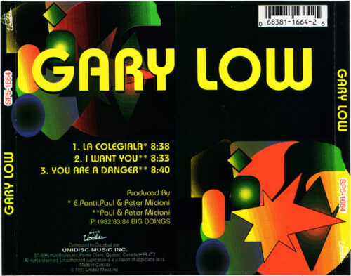 R-8386970-1461745855-5271 Gary Low – La Colegiala / I Want You / You Are A Danger
